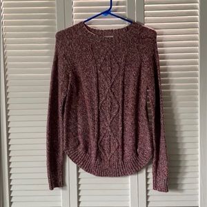 Long sleeve crew neck sweater